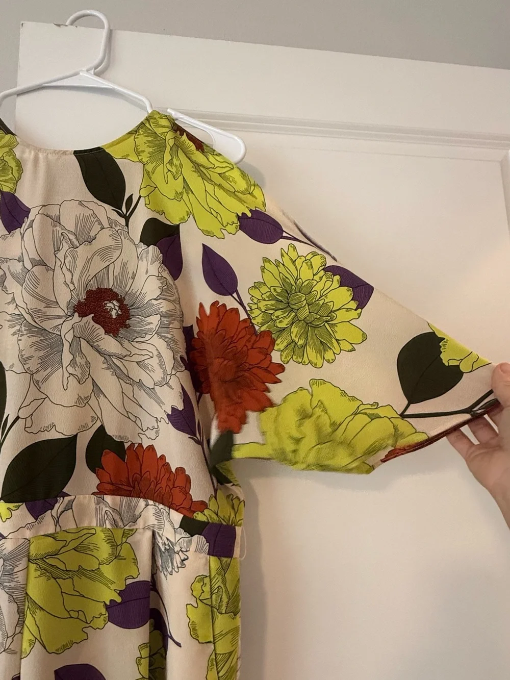 River Island Floral Halter Jumpsuit - Lime, Cream & Rust